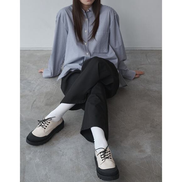 SALT AND CHOCOLATE  Size 7 Round Toe Platform Derby Shoes - Picture 8 of 16